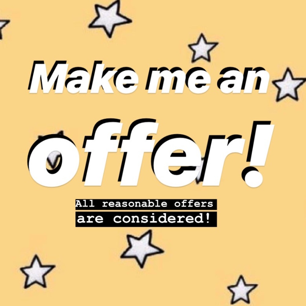 Accepting all reasonable offers!